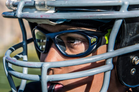 protective sports eyewear - football